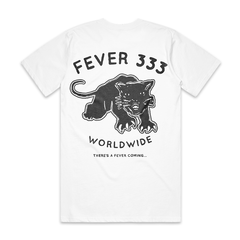 Cat Head White Tee