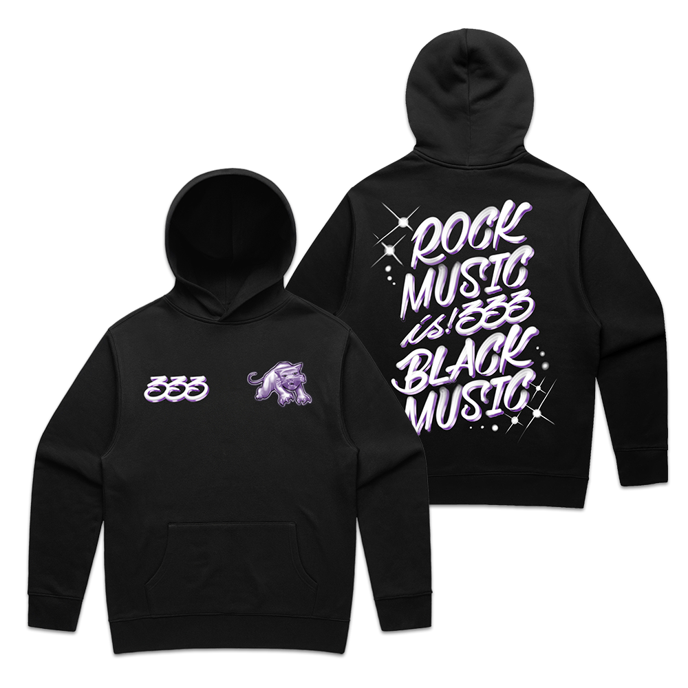 Rock Music is Black Music Airbrush Hoodie