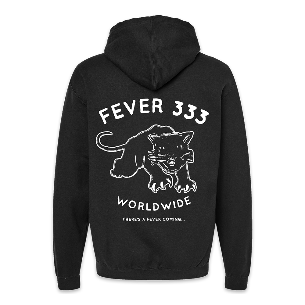 Cat Head Black Pullover Hoodie
