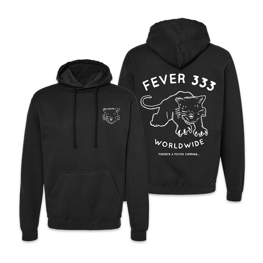 Cat Head Black Pullover Hoodie