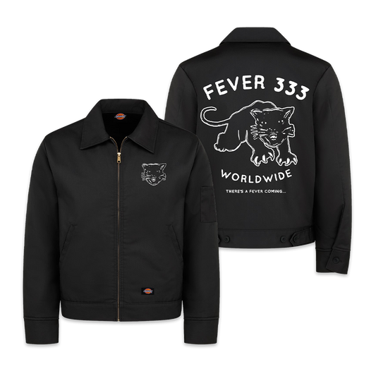 Cat Head Black Dickies Jacket