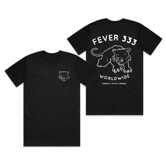 Cat Head Black Tee