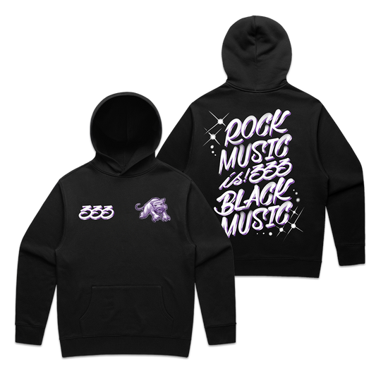 Rock Music is Black Music Airbrush Hoodie
